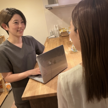 受付・お着替え